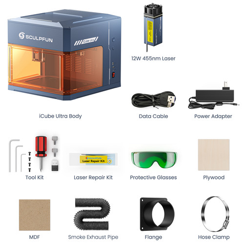 Sculpfun icu ultra 12w - icu-be,